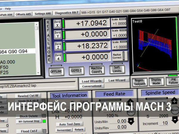 Mach 3 для работы с станками с чпу