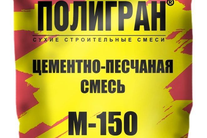 Цементно-песчаную смесь