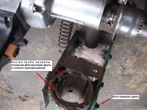 Сверлильный станок из дрели