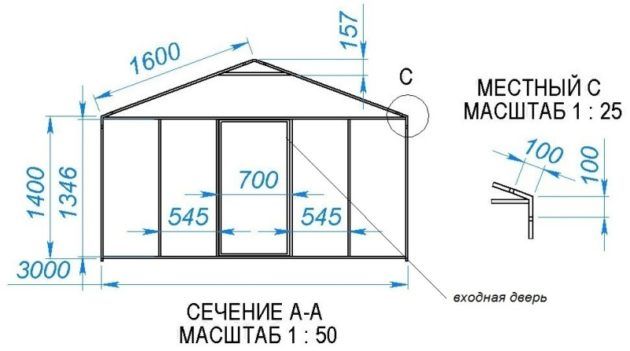 Каркас теплицы из профильной трубы