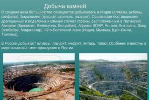 Месторождения драгоценных камней