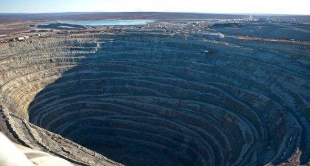Карьер «Удачное» в России