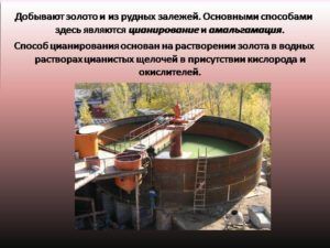 Добыча золота