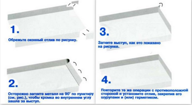 Процесс изготовления пластикового отлива